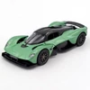 Aston Martin Valkyrie Kinsmart zöld játékautó