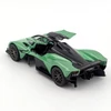 Aston Martin Valkyrie Kinsmart zöld játékautó