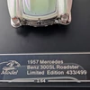 Mercedes Benz 300SL Roadster 1:64 fehér autó modell