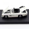 Mercedes Benz 300SL Roadster 1:64 fehér autó modell