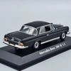 Mercedes Benz S-Class 280SE 1:43 fekete retró Maxichamps autó modell