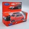 Mini Cooper 1300 piros Welly retró autó modell