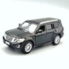  Nissan Patrol Y62 fekete 1:32 Tayumo fém autó modell játékautó