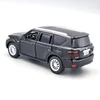  Nissan Patrol Y62 fekete 1:32 Tayumo fém autó modell játékautó