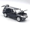 Nissan Patrol Y62 fekete 1:32 Tayumo fém autó modell játékautó