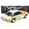 Opel Ascona 400 1:18 Kullang-berglund  retró Edicola rally modellautó vitrinben