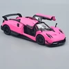 Pagani Huayra BC 2016 sötétrózsaszín Kinsmart kisautó