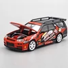Nissan Stagea R34 1:64 PopRace fém modell autó