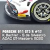 Porsche 911 GT3 #17 ADAC GT M. 2020 1:43 IXO fém autó modell