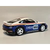 Porsche 911 Rally #953 fehér Kinsmart modell autó