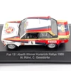Fiat 131 Abarth 1980 1:43 W.Röhrl CMR retró versenyautó modell