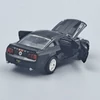 Shelby GT 500 KR 2008 1:64 fekete fém autó modell