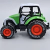 Játék traktor 15 cm fém és műanyag hátrahúzós