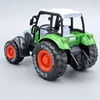 Játék traktor 15 cm fém és műanyag hátrahúzós