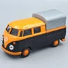 Volkswagen T1 Pick-Up fekete-sárga retró modellautó játékautó