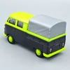 Volkswagen T1 Pick-Up fekete-zöld retró modellautó