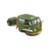 Volkswagen bus utánfutóval 1:18 zöld autómodell