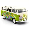 Volkswagen Van Samba Hippy 1:25 zöld Maisto játékautó