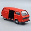  Volkswagen T3 Van piros Welly fém retró autómodell