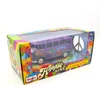  Volkswagen Van Samba Hippy 1:25 lila Maisto játékautó