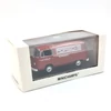 Volkswagen T2 Transporter 1:43 piros retró Minichamps autómodell
