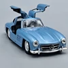 Mercedes-Benz 300SL Welly modellautó kék kisautó