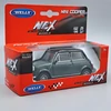 Mini Cooper 1300 zöld Welly retró autó modell kisautó