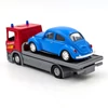 Scania P320 Auto Trailer + VW Beetle Welly játékautó