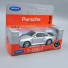Porsche 959 Welly modellautó ezüst