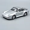 Porsche 959 Welly modellautó ezüst