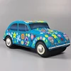 Plüss VW Bogár 1963 virágos zöld