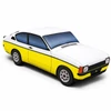 Plüss Opel Kadett GT/E 1977 Sárga-Fehér