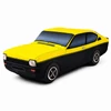 Plüss Opel Kadett GT/E 1977 Sárga-Fekete plüss jármű