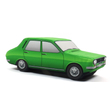 Kép 1/5 - Plüss Dacia 1300 zöld