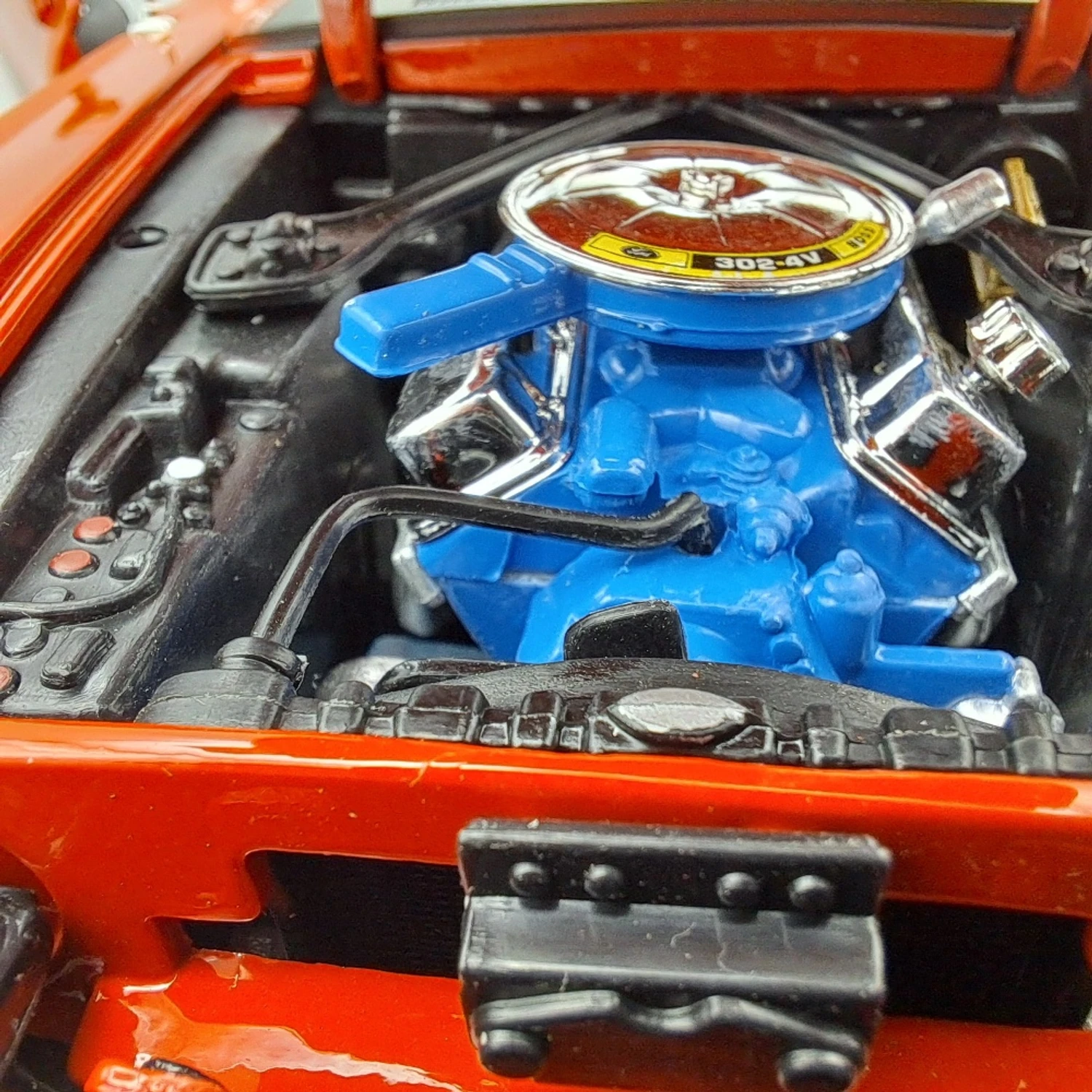 Ford Mustang 1969 Welly modell autó 1:18 méretarányos kivitelben