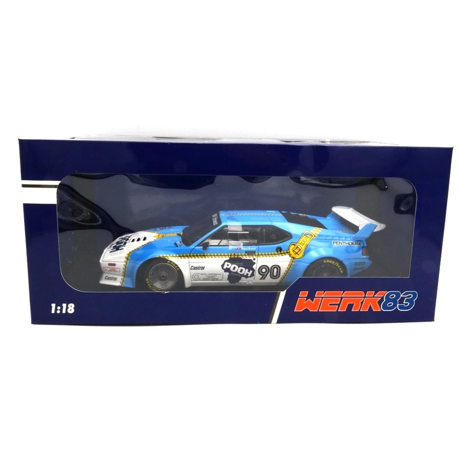BMW M1 Procar #90 1980 fém modell autó.méretarányos kivitelben.