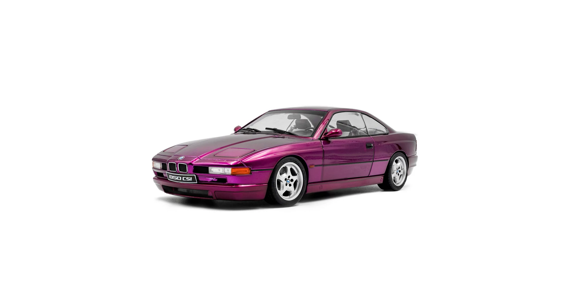 Solido BMW 850 E31 CSI Daytona Violet 1991 - 1/18 - Neuf En Boîte