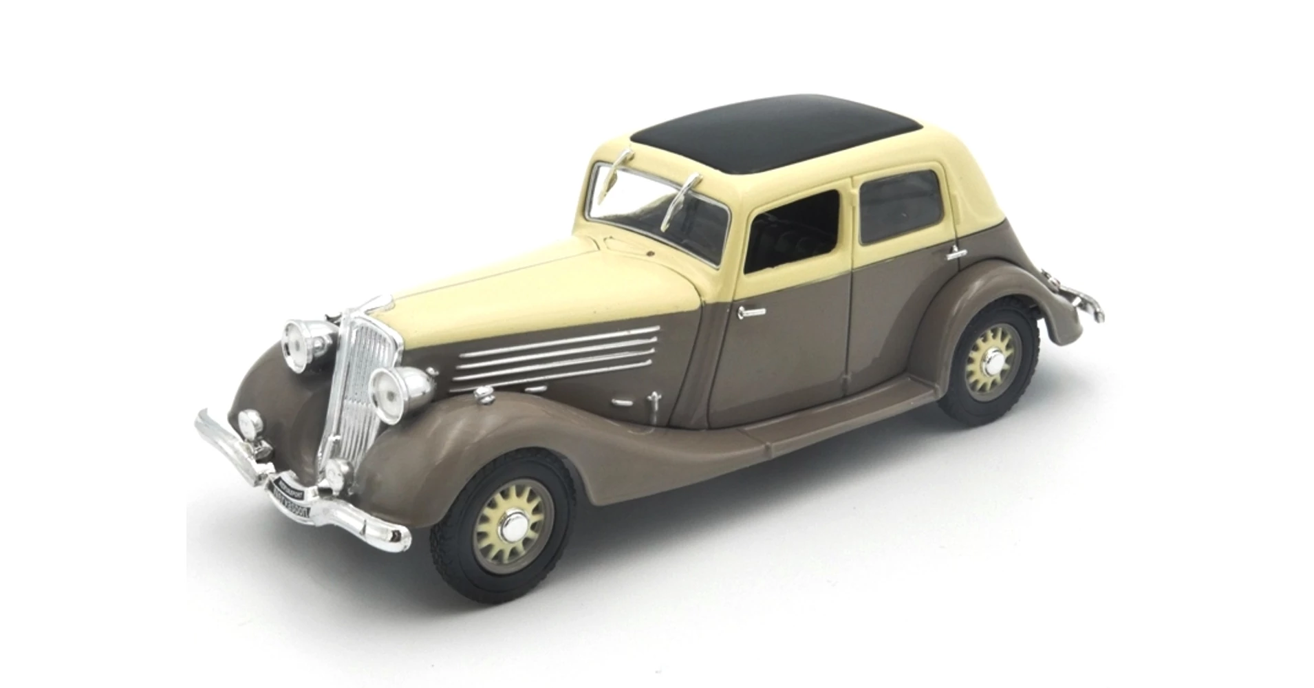 Voiture Miniature Renault Nervasport 1932 Norev 1/43 - Bicolore Beige/marron, Neuve