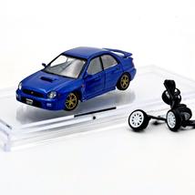 Subaru Impreza WRX 2001 1:64 (BMC) Kék jobbkormányos kisautó