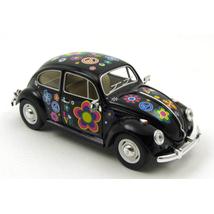 VW Classic Bogár 1967 virágos 1:24 játékautó