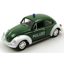 Volkswagen Beetle Polizei fémautó