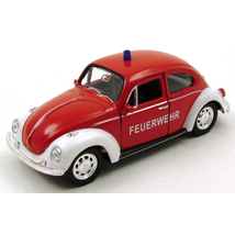 Volkswagen Beetle Feuerwehr fémautó
