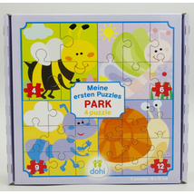 4 Puzzle 16x15cm Park