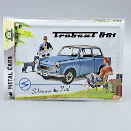 Nostalgic Art fém képeslap Trabant 601
