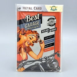 Nostalgic Art fém képeslap Best Garage