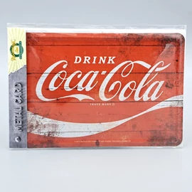 Nostalgic Art fém képeslap Coca Cola ajándék