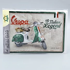 Nostalgic Art fém képeslap Vespa