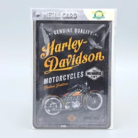Nostalgic Art fém képeslap Harley Davids