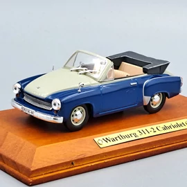Wartburg 311-2 Cabriolet 1:43 retró autó modell Atlas