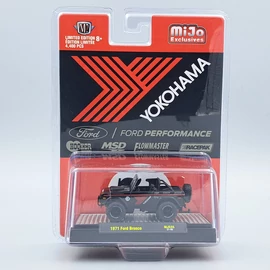 Ford Bronco 1971 1:64 Yokohama Mini GT Mijo modell autó